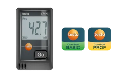 Testo 174 H - Mini záznamník pro měření teploty a měření teploty od -20 °C do +70 °C